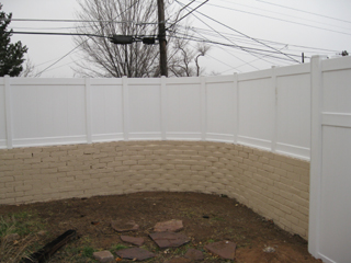 Layered Brick White Topper
