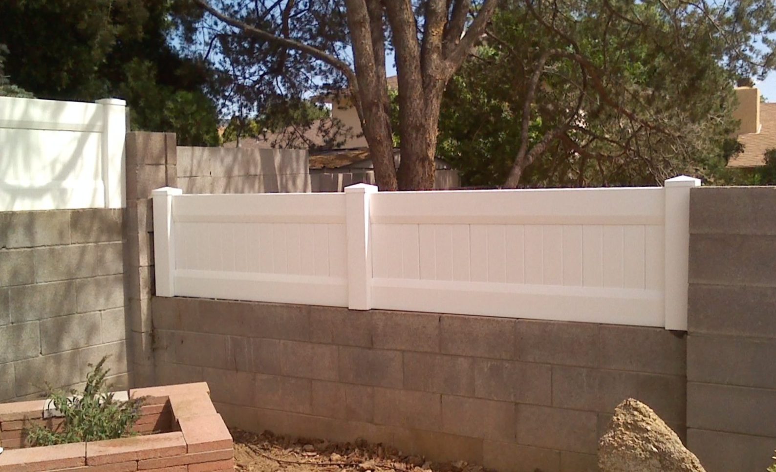 White Vinyl Short Topper