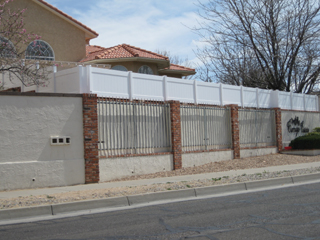 White Vinyl Wall Removable Privacy