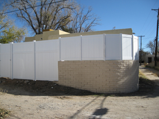 Curved corner removable privacy