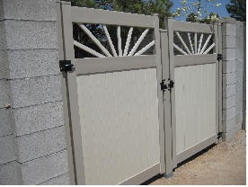 Decorative drive gates