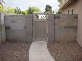 Weathered Cedar gate